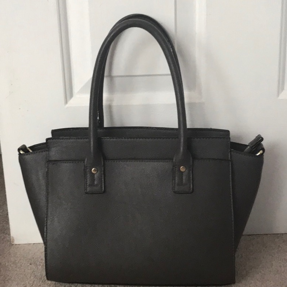 Dark gray satchel